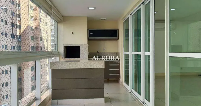 Apartamento com 3 dormitórios para alugar, 128 m² por r$ 5.900/mês - centro - londrina/pr