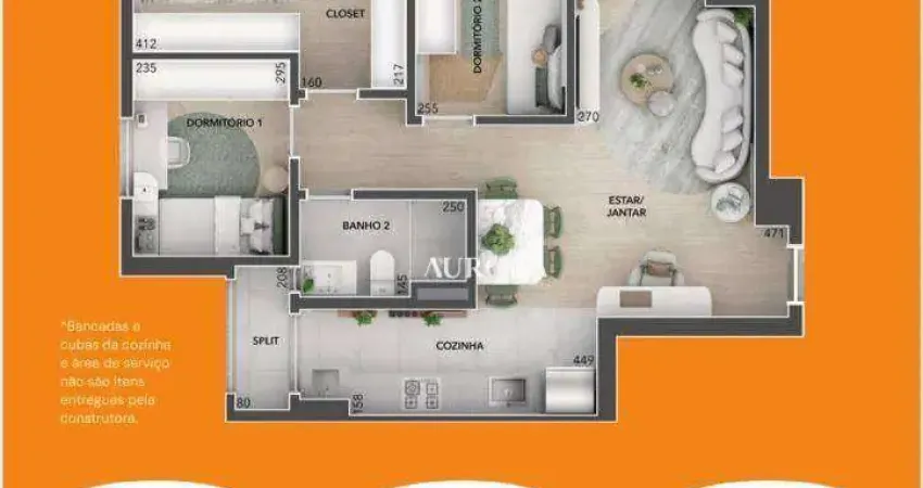 Apartamento com 3 dormitórios à venda, 80 m² por r$ 820.000,00 - terra bonita - londrina/pr
