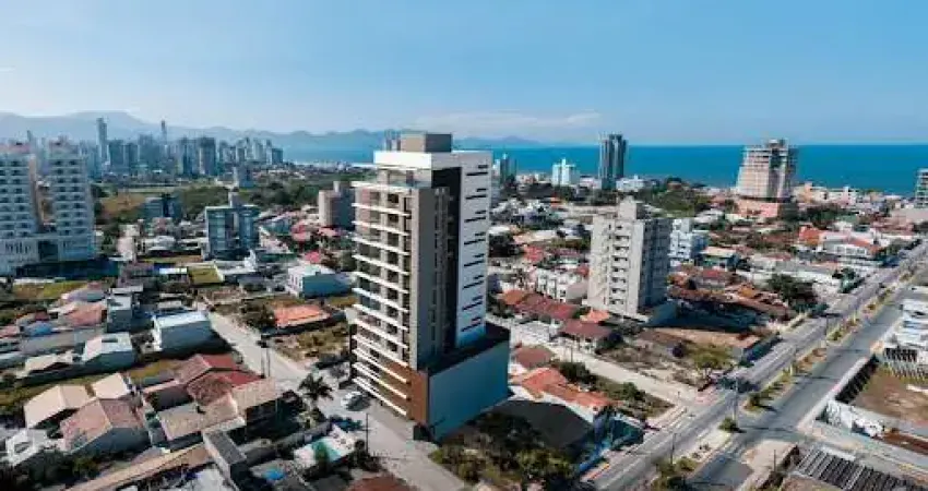 Apartamento a 500m do mar com 85m2 privativos no edifício costa do marfim, perequê, porto belo-sc
