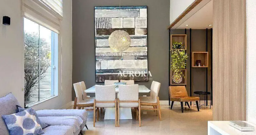 Sobrado com 3 dormitórios, 261 m² - venda por r$ 3.500.000 ou aluguel por r$ 16.000/mês - alphaville ii - londrina/pr