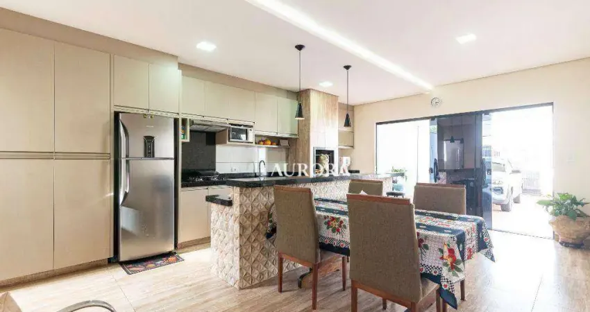 Casa com 4 dormitórios à venda, 120 m² por r$ 725.000,00 - loteamento chamonix - londrina/pr