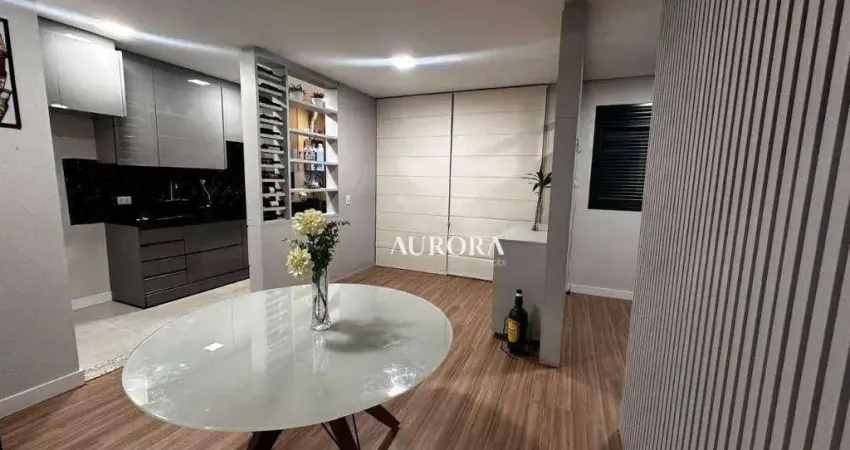 Apartamento edifício freedom com 1 dormitório para alugar, 45 m² por r$ 2.8500/mês - gleba palhano - londrina/pr