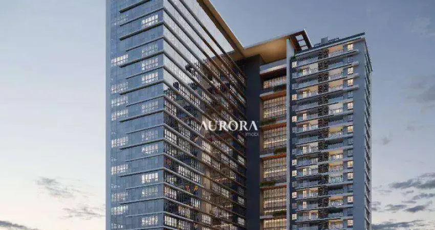 Sala comercial no raul fulgencio tower com 51 m² na bela suíça, londrina-pr