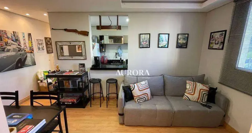 Apartamento com 2 dormitórios à venda, 46 m² por r$ 279.000,00 - gleba fazenda palhano - londrina/pr