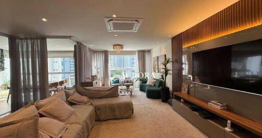 Apartamento com 3 dormitórios à venda, 183 m² por r$ 1.900.000,00 - gleba fazenda palhano - londrina/pr