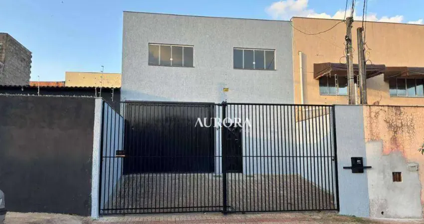 Barracão para alugar, 212 m² por r$ 4.200/mês - rodocentro - londrina/pr