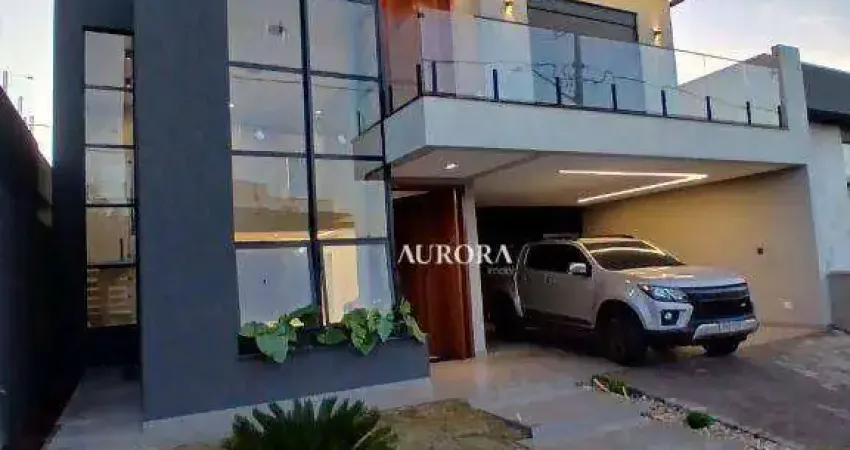 Casa com 4 dormitórios à venda, 235 m² - condominio bellevie - cambé/pr