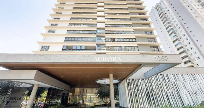 Apartamento com 3 dormitórios, 185 m² - venda por r$ 2.200.000 ou aluguel por r$ 11.000/mês - gleba palhano - londrina/pr