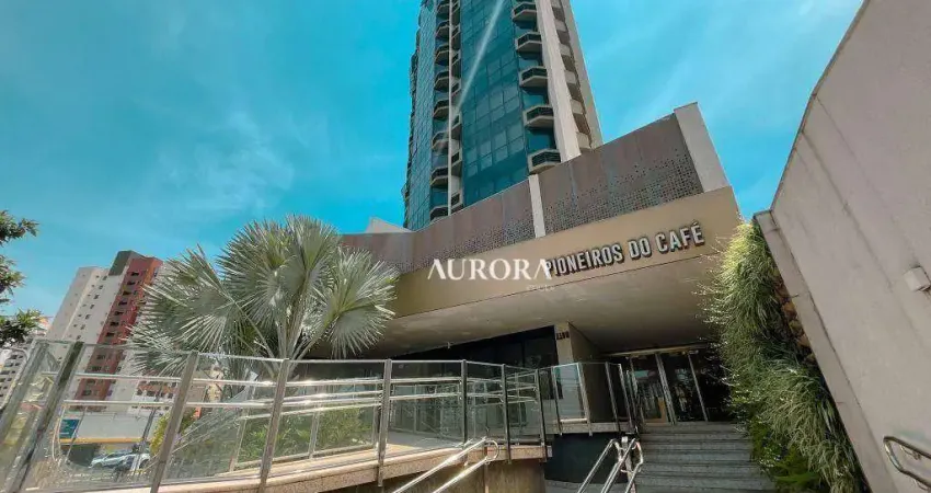 Sala com 55m2 para locação no pioneiros do café, centro, londrina-pr