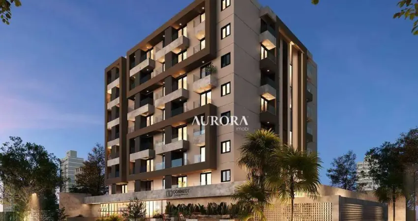 Apartamento com 1 dormitório à venda, 32 m² - terra bonita - londrina/pr