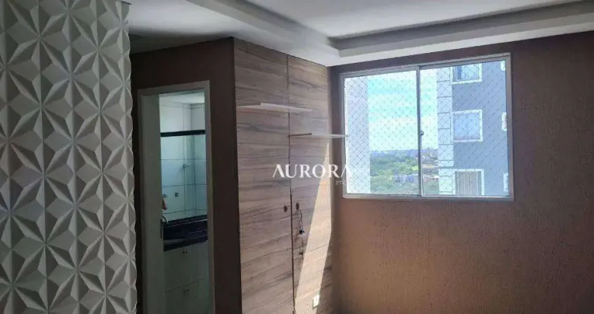 Apartamento com 2 dormitórios para alugar, 46 m² por r$ 2.120,00/mês - gleba fazenda palhano - londrina/pr