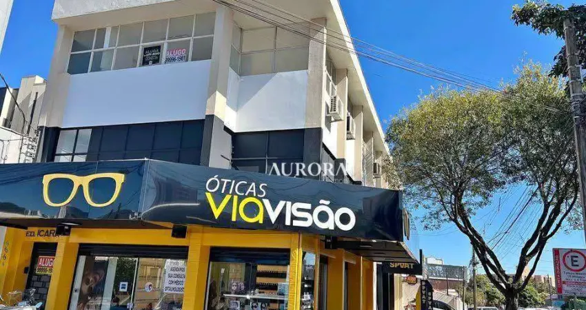 Sala comercial com 5 salas para alugar na Rua Senador Souza Naves, 1558, Centro, Londrina