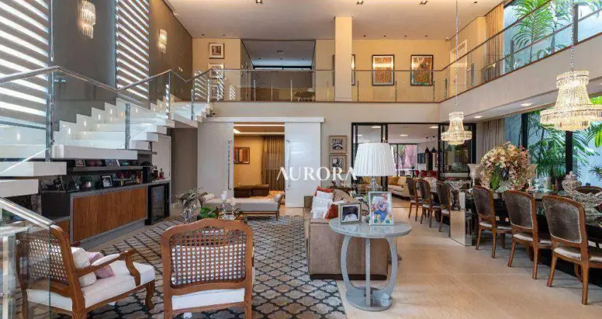 Casa com 4 dormitórios à venda, 692 m² por r$ 5.900.000,00 - bela suiça - londrina/pr