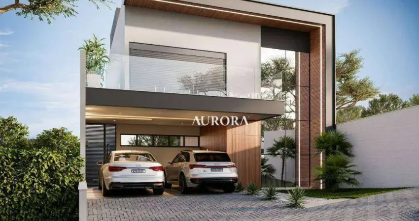 Casa com 3 dormitórios à venda, 184 m² por r$ 1.500.000,00 - residencial gleba esperanca - londrina/pr