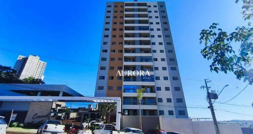 Apartamento com 2 dormitórios para alugar, 51 m² por r - gleba palhano - londrina/pr