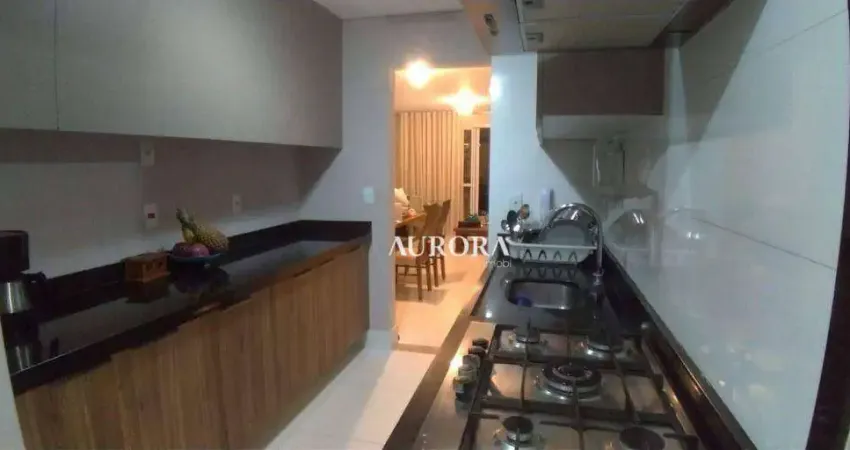 Apartamento com 3 dormitórios para alugar, 100 m² por r$ 5.900,00/mês - gleba fazenda palhano - londrina/pr