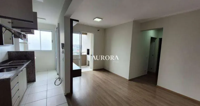 Apartamento com 2 dormitórios para alugar, 55 m² por r$ 2.200/mês - aurora - londrina/pr
