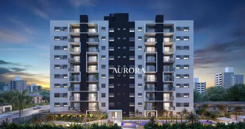 Apartamento com 3 dormitórios à venda, 69 m² - aurora - londrina/pr