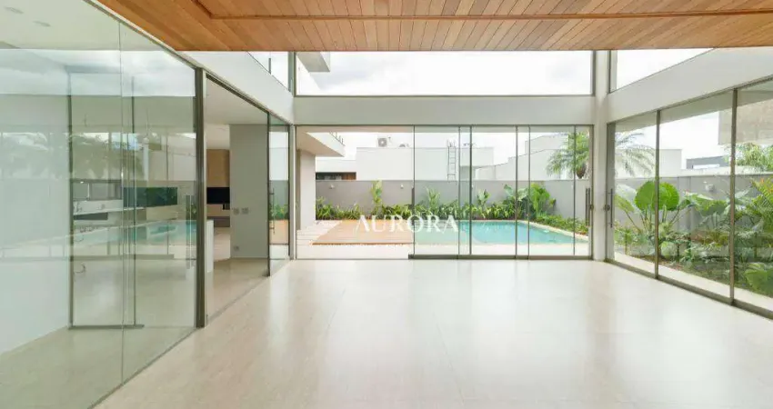 Sobrado com 4 dormitórios à venda, 413 m² por r$ 4.950.000,00 - sun lake residence - londrina/pr