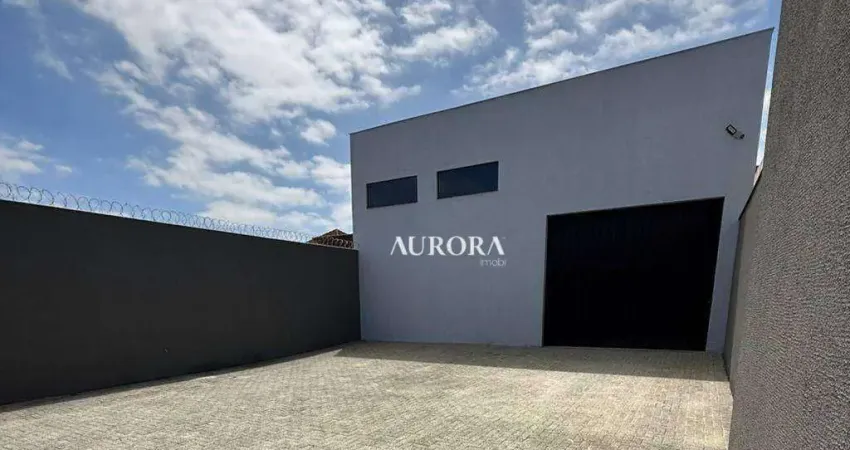Barracão com 230m2 na av. duque de caxias para locação, londrina-pr