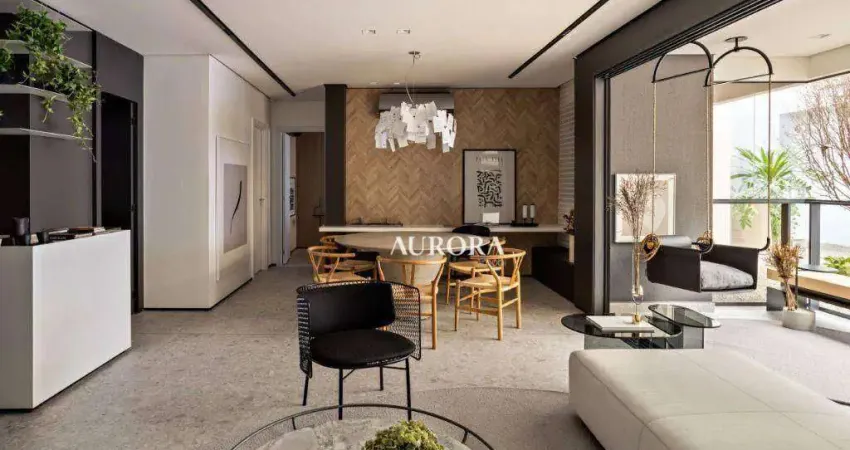 Apartamento com 3 dormitórios à venda, 112 m² por r$ 1.350.000 - gleba palhano - londrina/pr