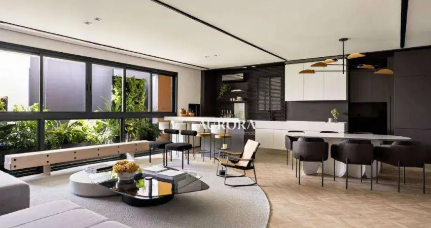 Apartamento com 3 dormitórios à venda, 146 m² por r$ 1.680.000,00 - gleba palhano - londrina/pr