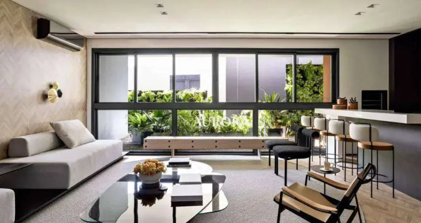 Apartamento com 3 dormitórios à venda, 146 m² por r$ 1.680.000 - gleba palhano - londrina/pr