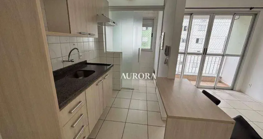 Apartamento com 3 dormitórios para alugar, 69 m² por r$ 1.950/mês - aurora - londrina/pr
