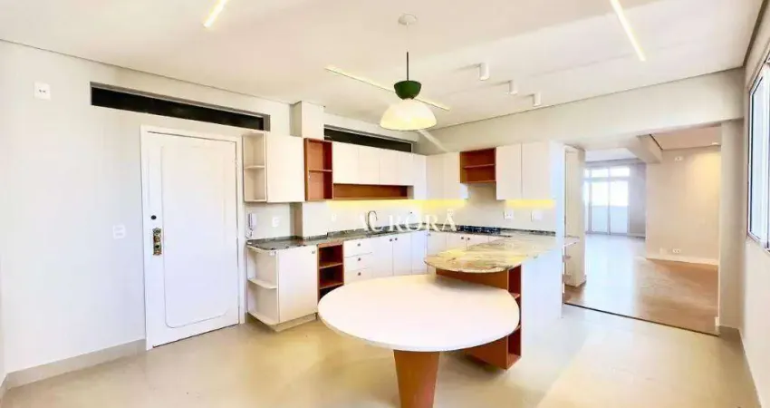 Apartamento com 3 dormitórios no centro com 177m2, dom joão vi, londrina-pr