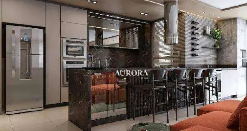 Apartamento com 2 dormitórios, 104 m² - venda por r$ 1.250.000 ou aluguel por r$ 7.500/mês - gleba palhano - londrina/pr