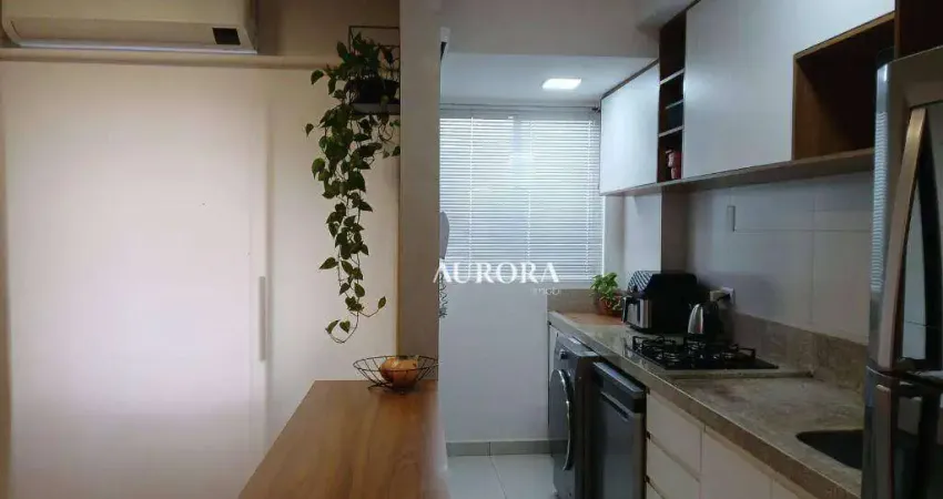 Apartamento no Marco dos Pioneiros com 2 dormitórios à venda, 64 m² por R$ 385.000 - Jardim Morumbi - Londrina/PR