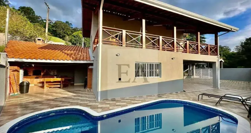 Chácara com 1 suíte para alugar, 320 m² por r$ 5.000/mês - serrinha - bragança paulista/sp