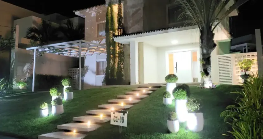 Excelente Casa PORTEIRA FECHADA no Alphaville Litoral Norte I Abrantes