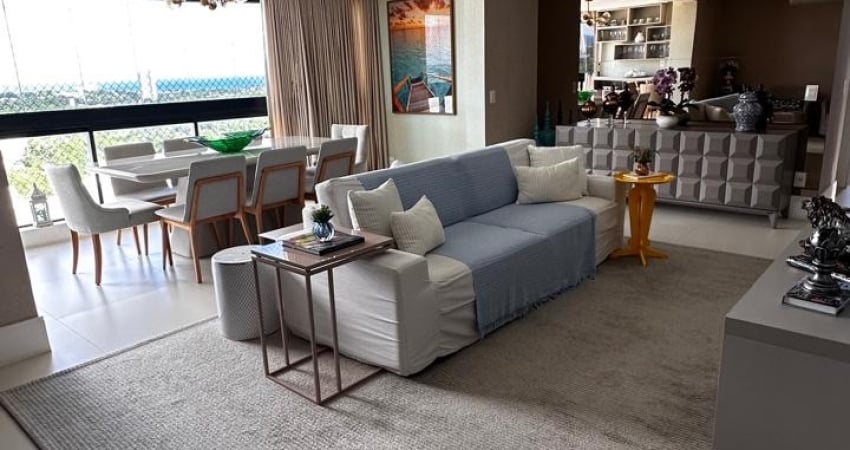 Apartamento Nascente Mobiliado 3/4  VISTA MAR locação Aphaville Salvador