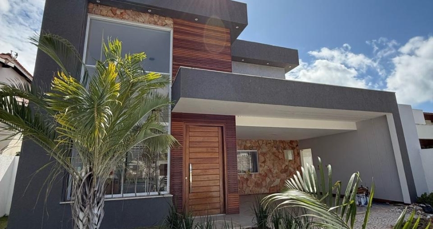 Excelente Casa nova 4/4 suítes + escritório climatizada em Jacuipe
