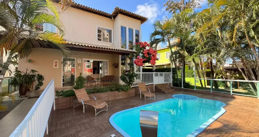 Casa completa e mobiliada pronta para morar 3/4 com piscina privativa em lauro de freitas