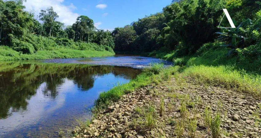 Terreno à venda, 5mil m² por r$ 450.000 - zona rural - garuva/sc