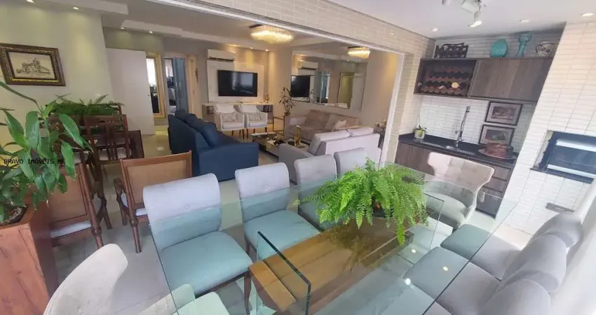 Apartamento Mobiliado para Locação, Gonzaga, 3 dormitórios, 3 suítes, 5 banheiros, 3 vagas