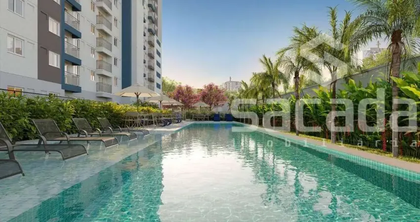 Apartamento 2 quartos, varanda e vaga no residencial raízes