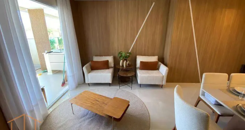 Apartamento garden para alugar, 104 m² por r$ 8.500,00/mês - vila padre bento - itu/sp