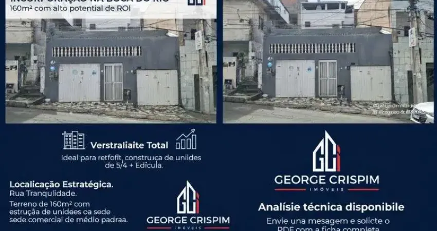 Imóvel Versátil para Empresas: 5/4, Garagem, Edícula Terreno de 160m², 220 m² construído, Ideal para Clínicas/Escritórios de médio Padrão Boca do Rio.