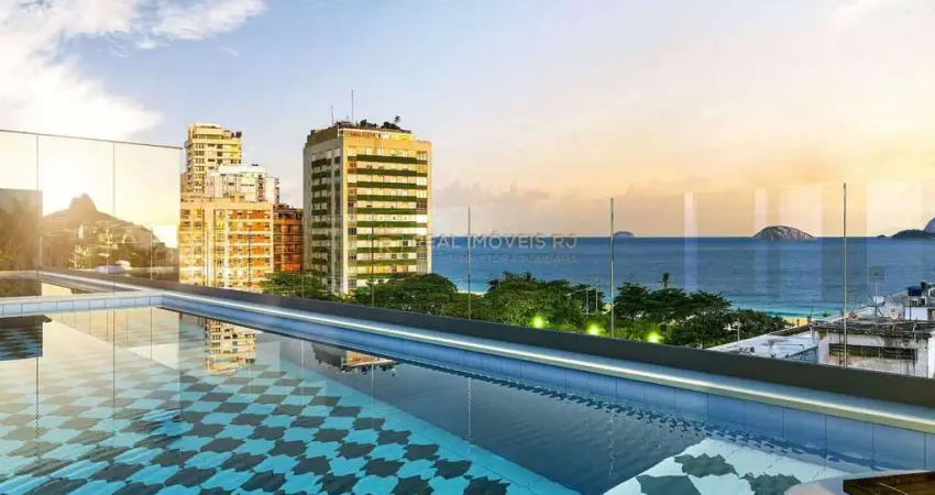 Apartamento double suíte 52 m² à venda em ipanema – orla ipanema