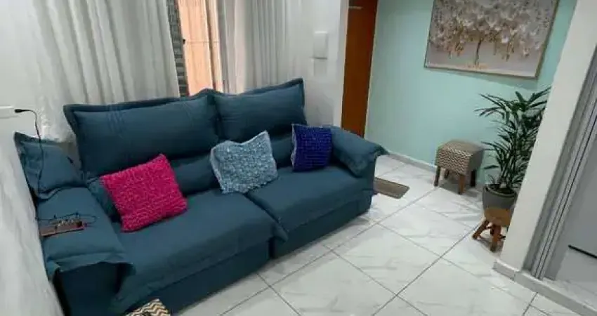 Vende-se apartamento dois dormitórios cid. tiradentes (quitado) sem escrita