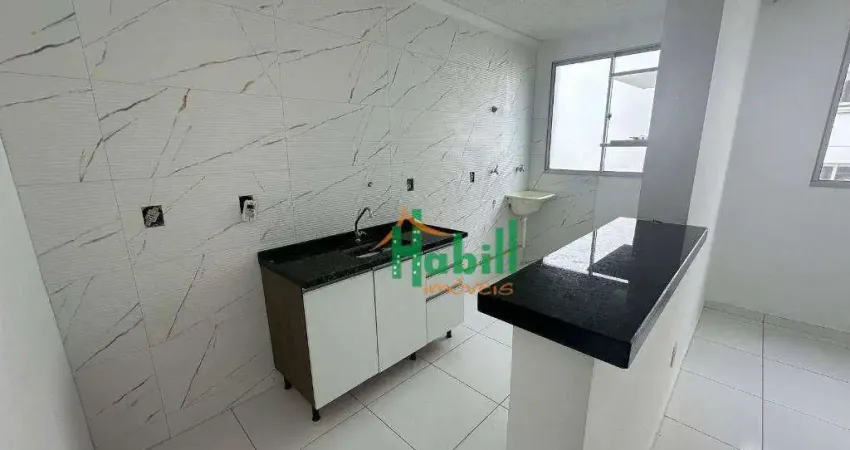 Apartamento com 2 dormitórios para alugar, 47 m² por R$ 1.553,00/mês - Parque Santa Rosa - Suzano/SP