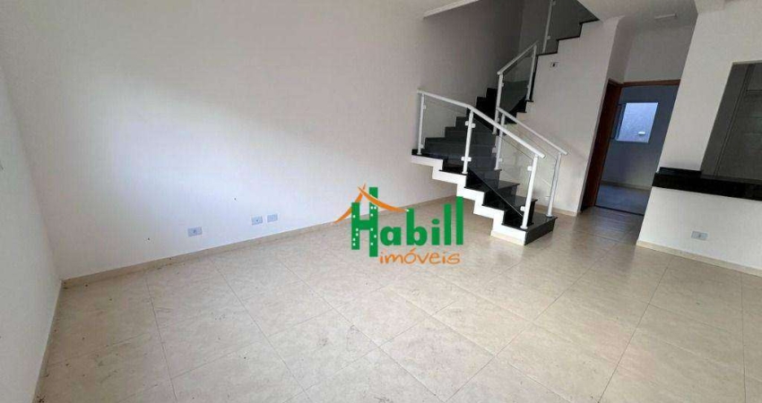 Sobrado com 4 dormitórios para alugar, 126 m² por R$ 5.468/mês - Chácara Faggion - Suzano/SP