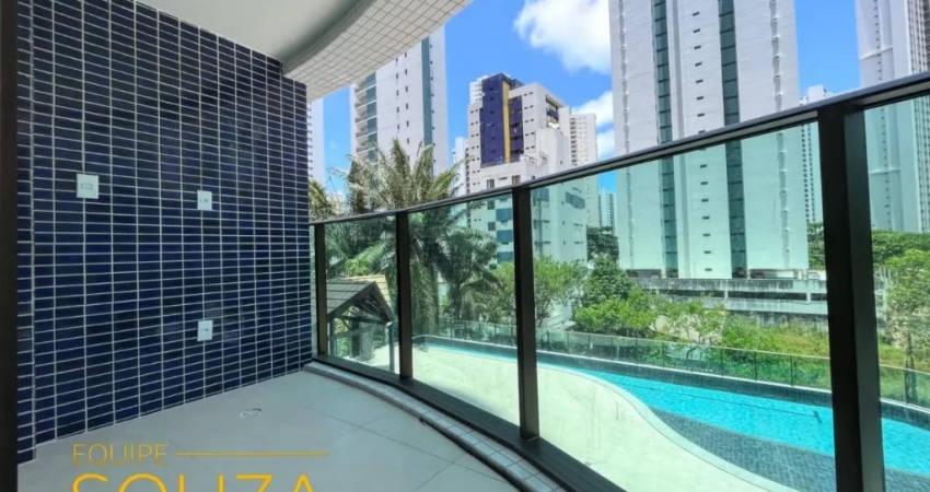 KS-MEGA OPORTUNIDADE EM ALTO PADRÃO EM BOA VIAGEM COM UMA BELA VARANDA NASCENTE- 135m²-  ÓTIMA LOCALIZAÇÃO.