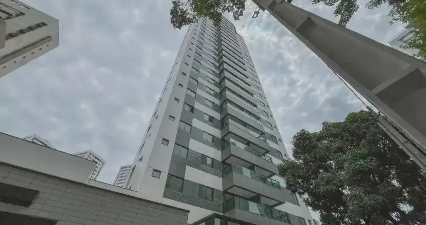 AKF- Apartamento , Casa Forte,52m², 2 quartos, 1 suíte , 1 vaga, lazer completo