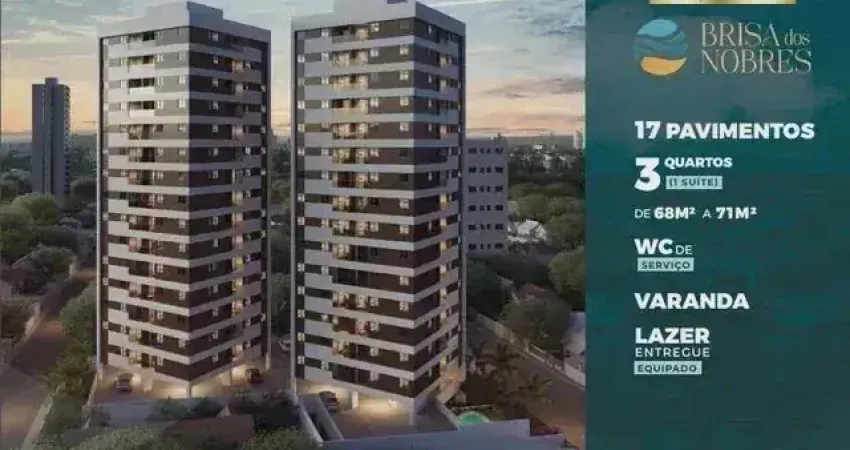 EBO- Brisa dos nobres| 3 quartos| 200m da Avenida Caxangá|  Localização Privilegiada