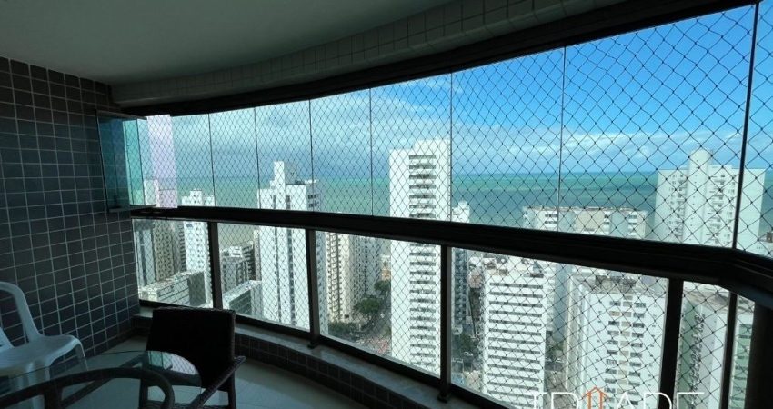 KS - EDF HILSON MACEDO DA MOURA DUBEUX-ALTO PADRÃO,164m², 4 QUARTOS, 2 SUÍTES, SENDO 1 MASTER, SAUNA, VARANDA VISTA MAR, LAZER COMPLETO, SISTEMA BOILLER, 3  VAGAS COBERTAS E MUITO MAIS.