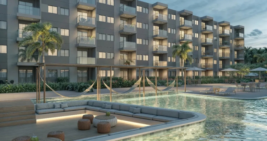 Costa dos Coqueiros 2 Quartos com 45m² e Varanda na Praia dos Carneiros-Ideal para Morar ou Investir